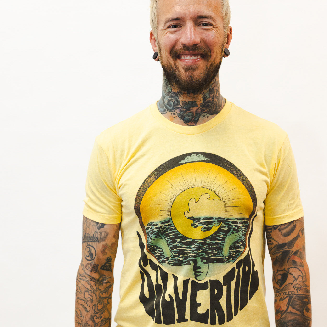 Silvertide Moon Tide Yellow Unisex Tee