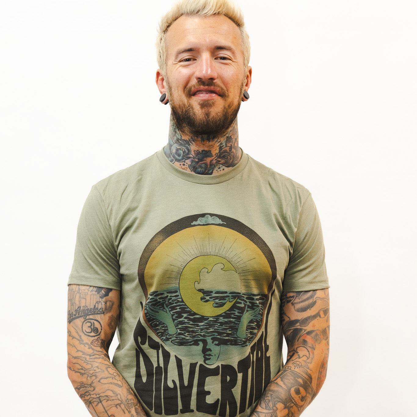 Silvertide Moon Tide Green Unisex Tee