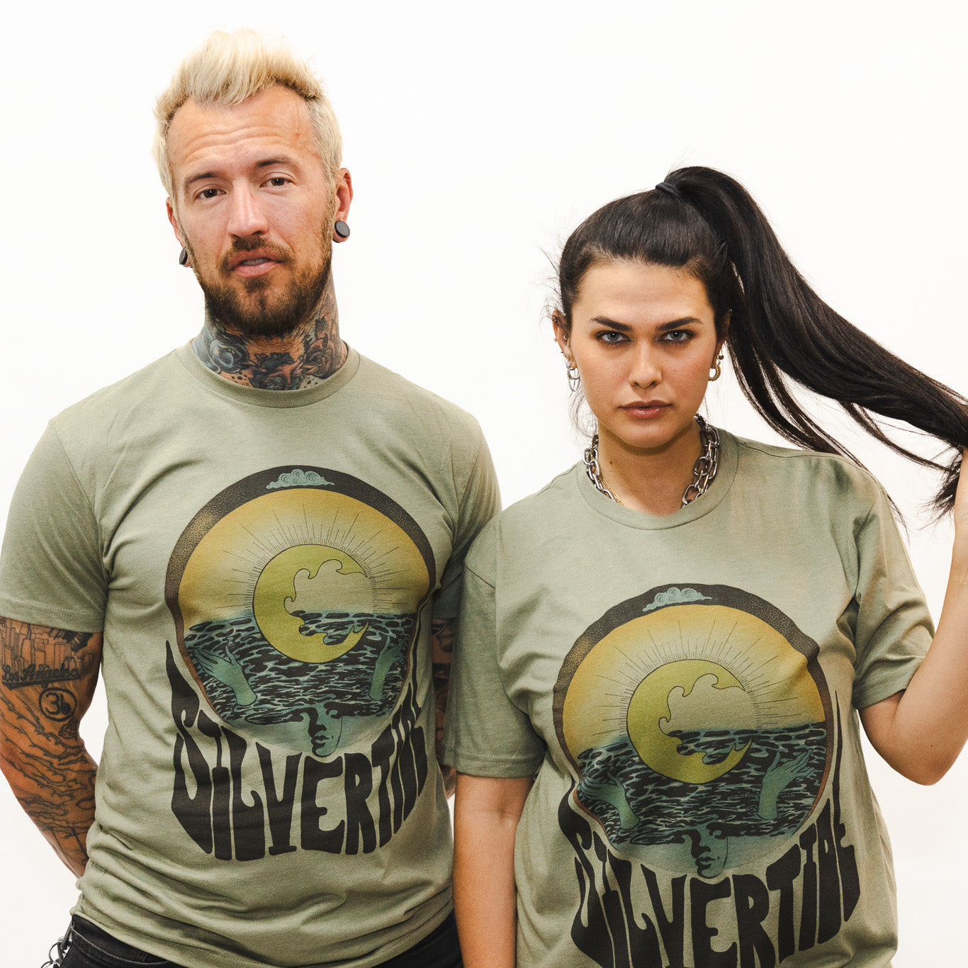 Silvertide Moon Tide Green Unisex Tee