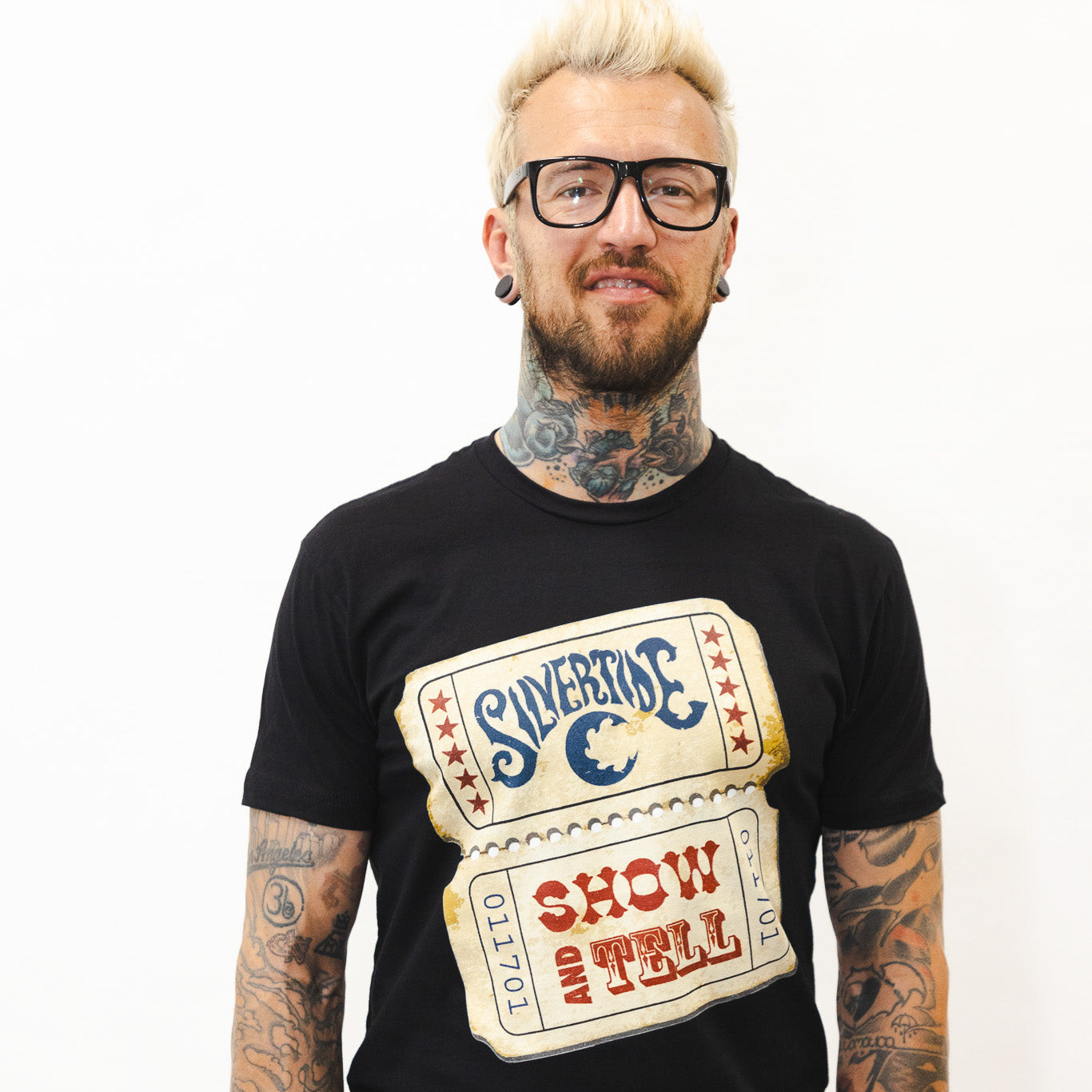 Silvertide Ticket Show and Tell Black Unisex Shirt